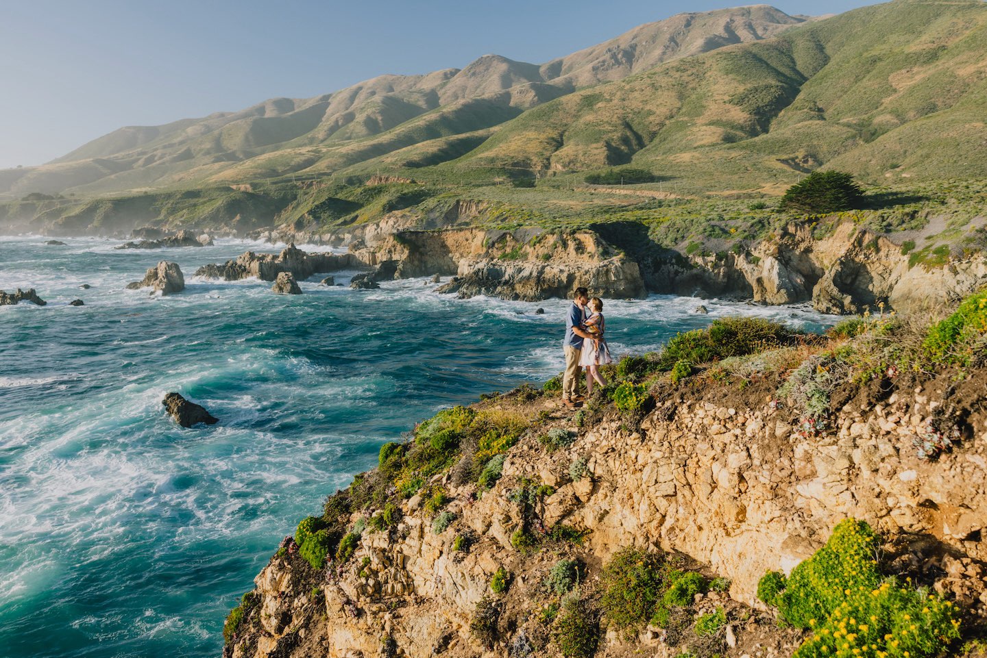 Heidi and Jonathan in Big Sur, CA